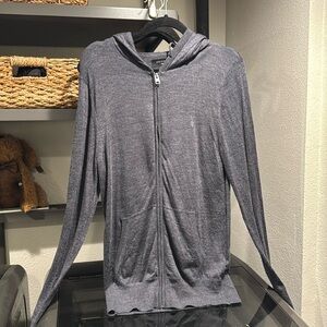 Men’s All Saints Mode Slim Fit Merino Wool Zip Hoodie